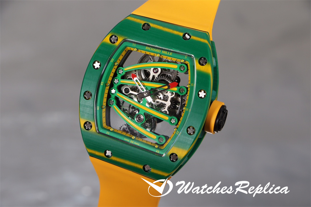 SchlussverkaufRichard Mille RM59 01 Tourbillon Gr nes Lizard